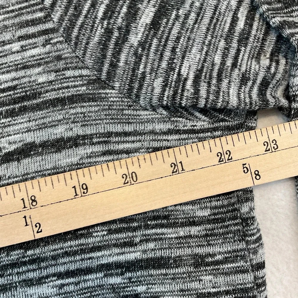Cato Woman Maxi Sweater Dress‎ 18/20W Black Gray High Low Long Sleeve Pullover